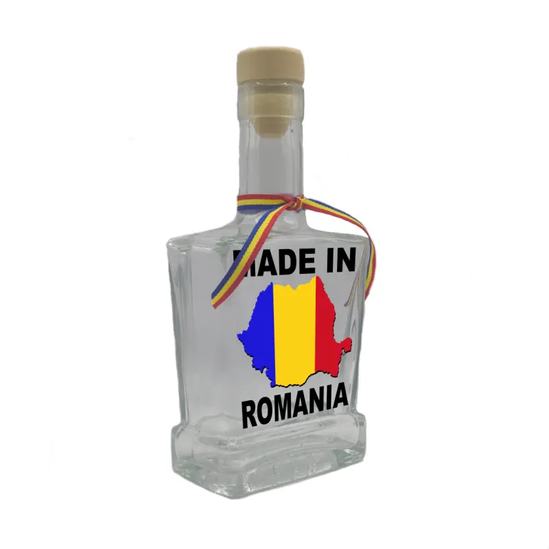 Made in romania, sticla cu mesaj plata, 500 ml, model divgs179 06 00
